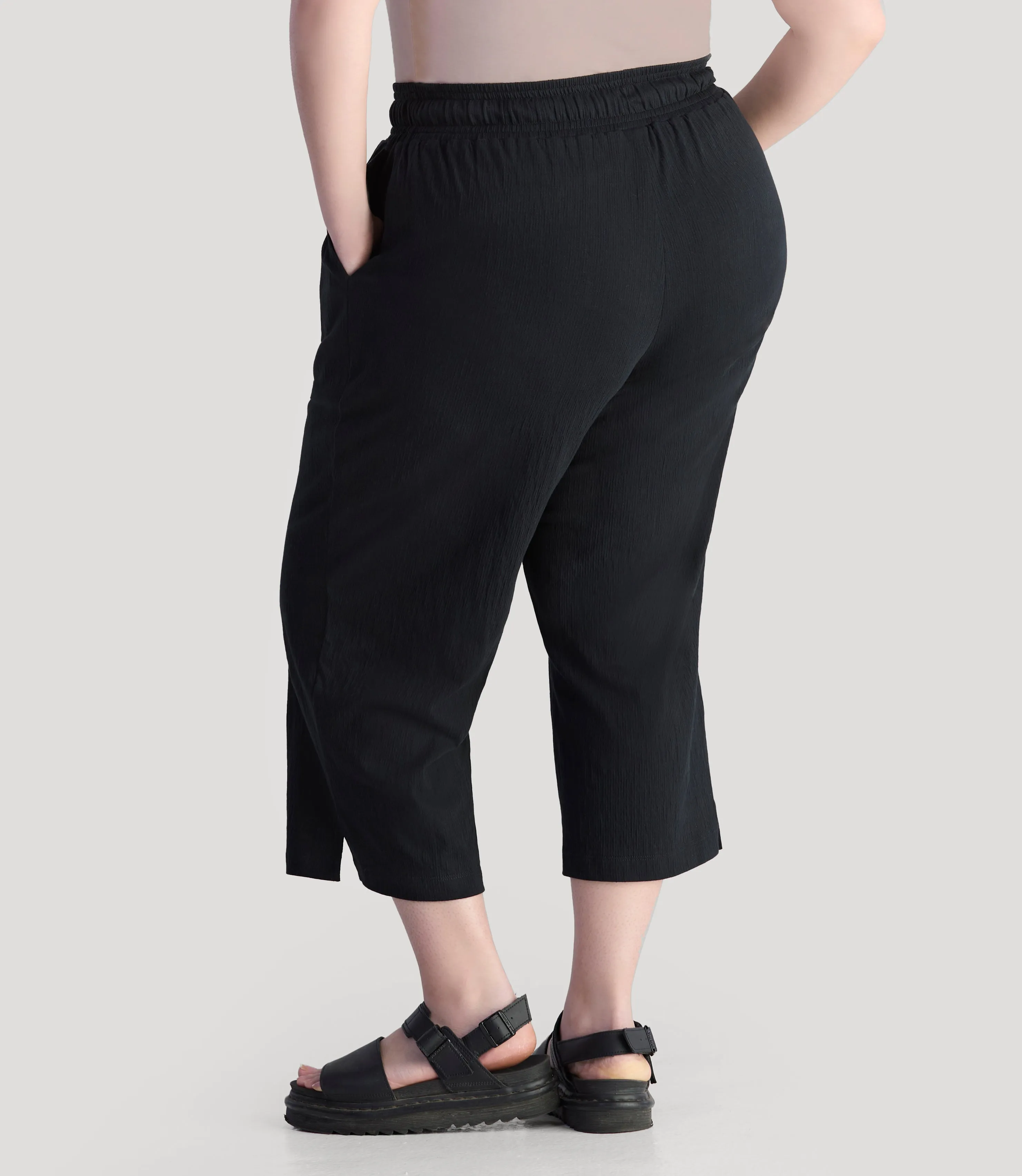 EZ Style Cottons Pocketed Capris