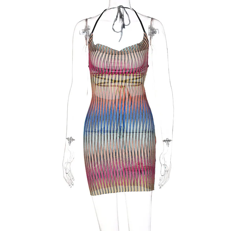 Fall Sensual Backless Strap Dress