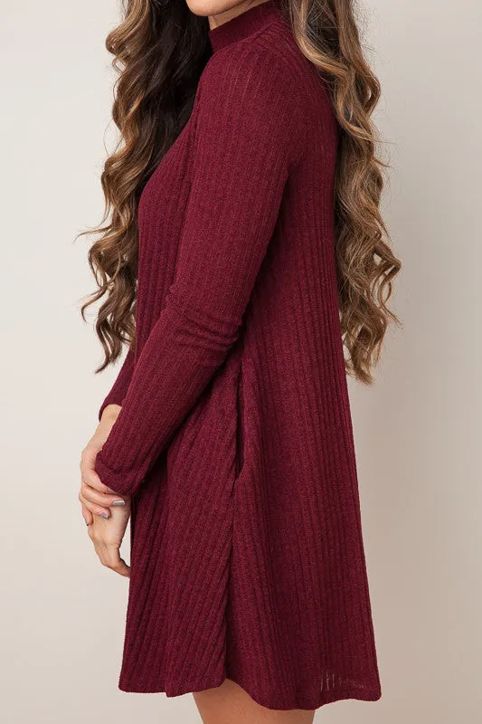 Fashion Loose Style Ribbed-Knit Short Sweater
