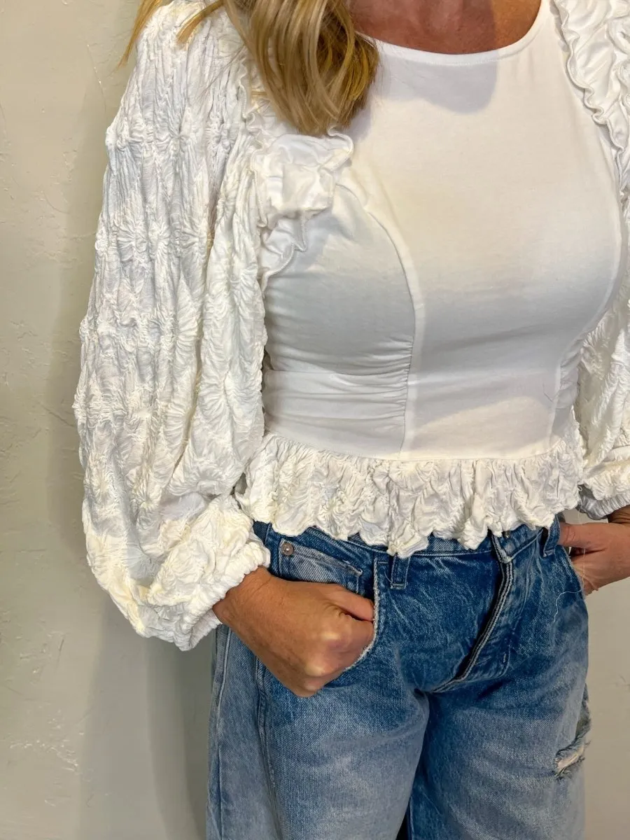 Free People: Oliva Top - Optic White