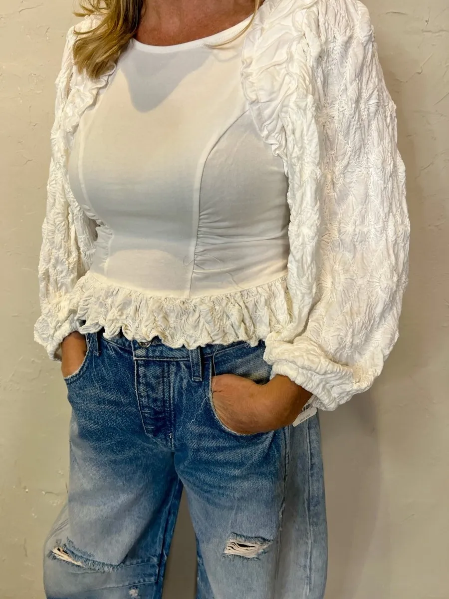Free People: Oliva Top - Optic White