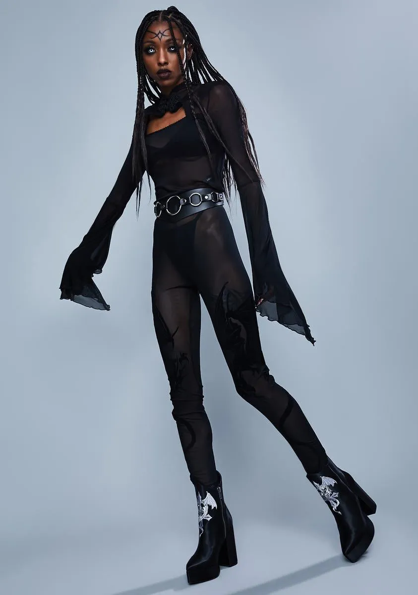 From The Ashes Printed Leggings