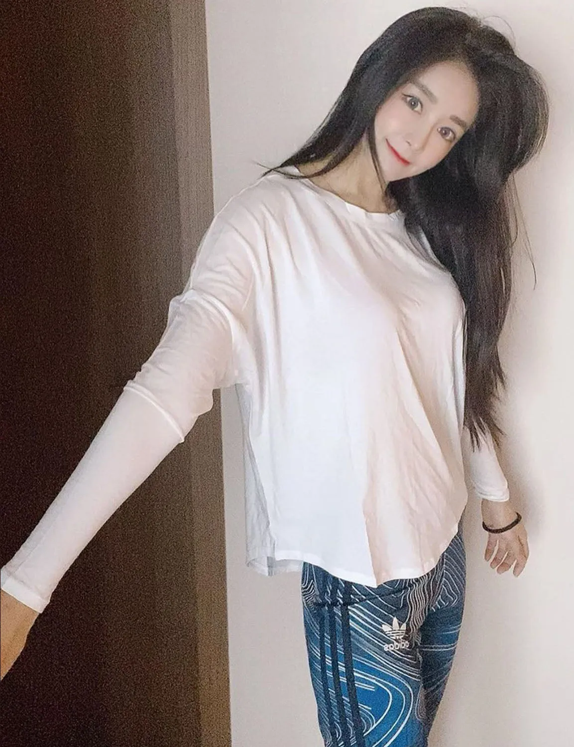 Golf Batwing Tunic Tops white ins_Golf