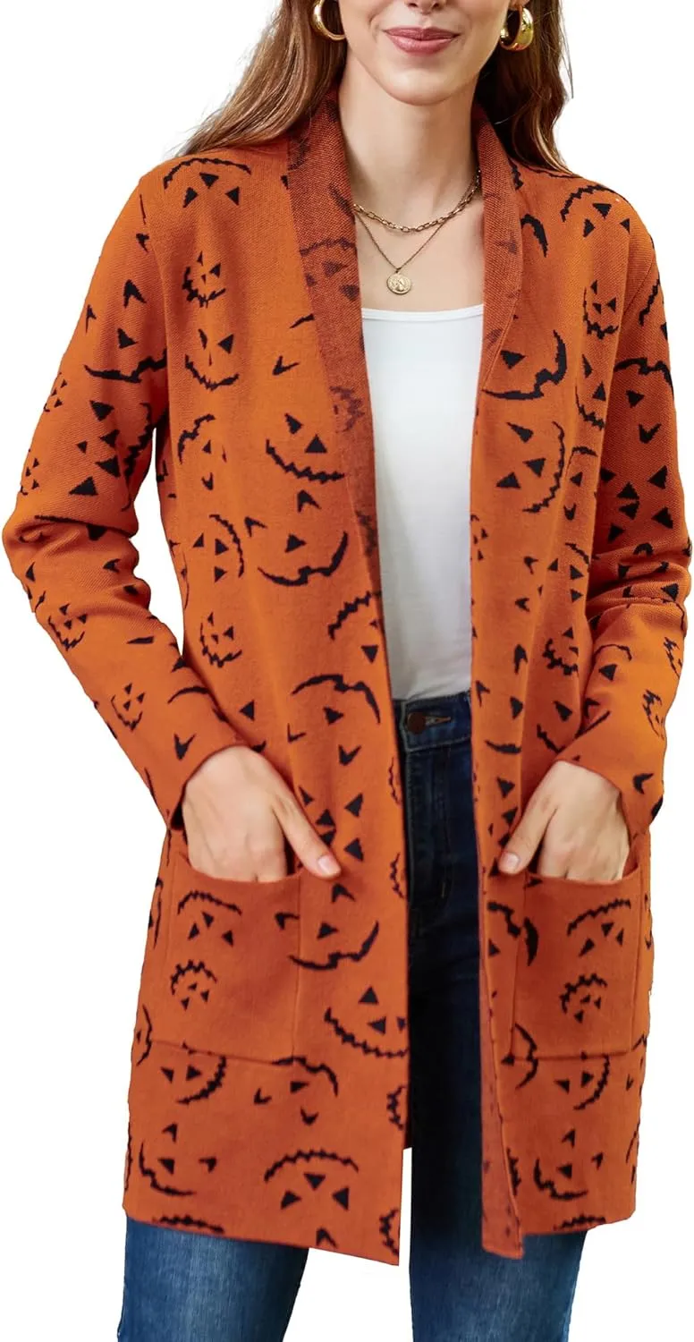 GRACE KARIN Women Lightweight Cardigan Sweaters with Pocket Long Sleeve Shrugs
