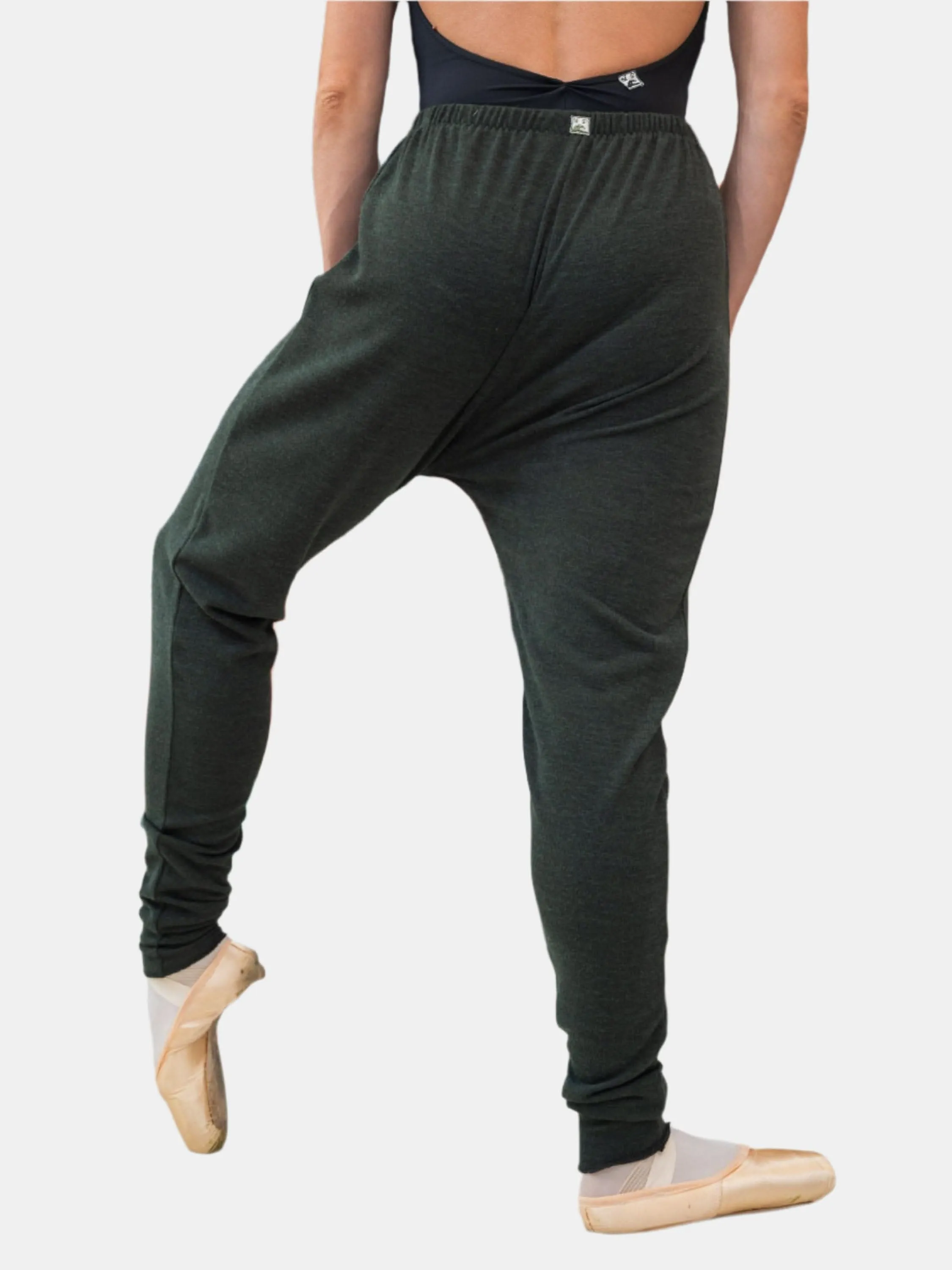 Green Warm-up Dance Harem Pants MP912