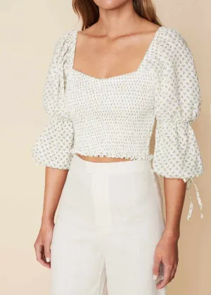 Harlyn Top Jardin Floral Print