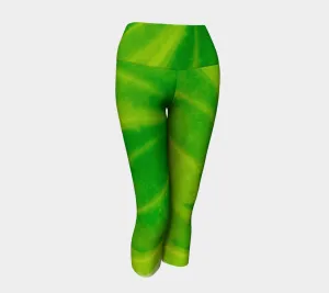 Hosta Green Yoga Capris