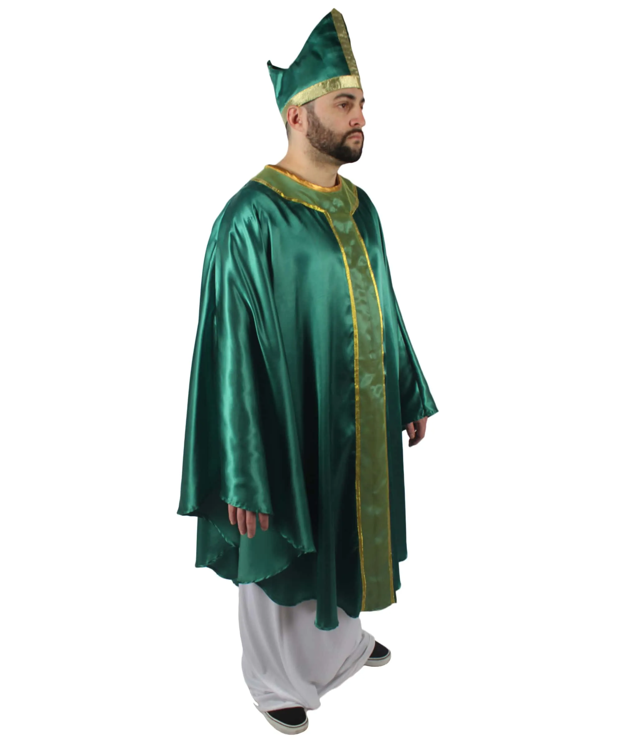 HPO Adults Men's St Patrick's Day Celebration Costume and Green Hat