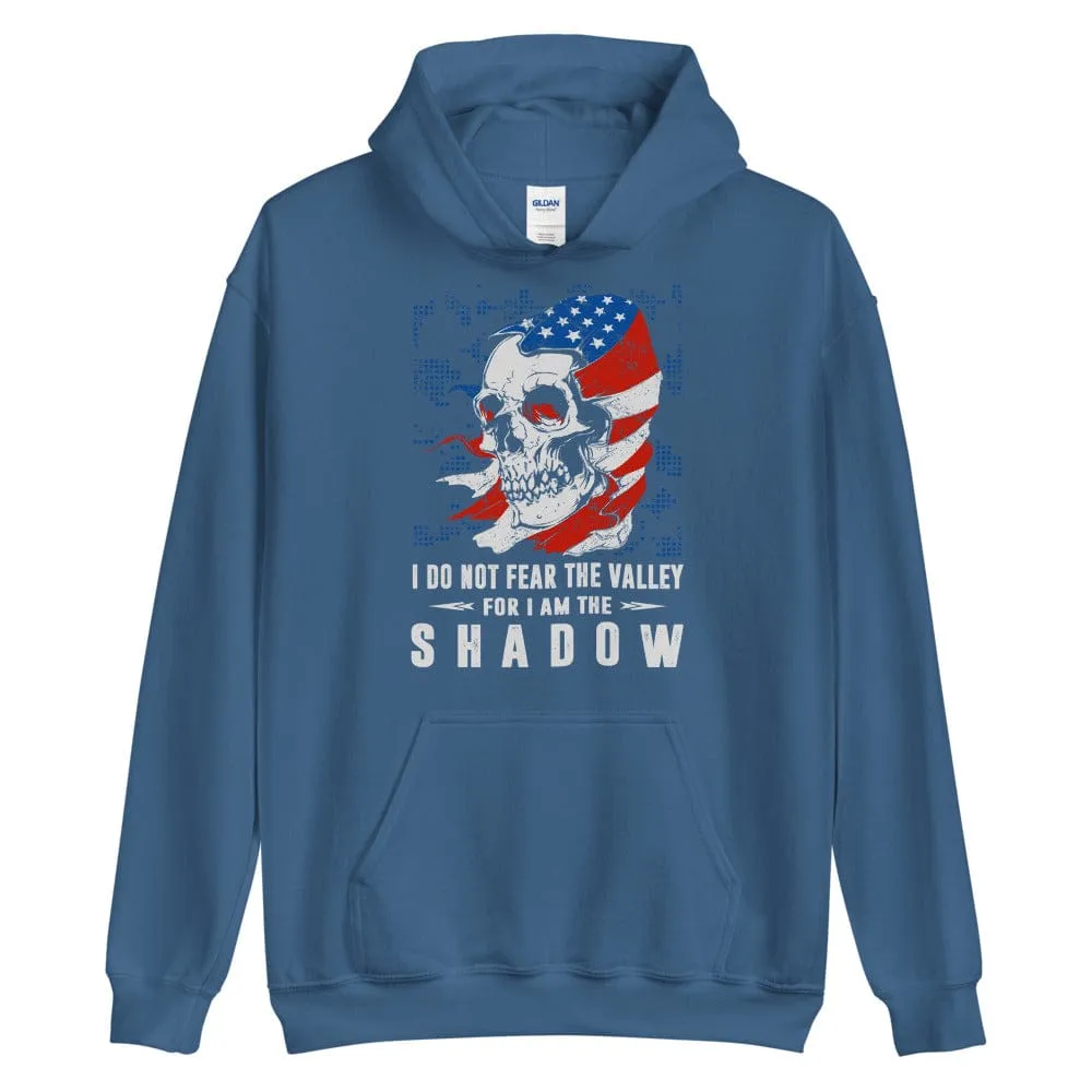 I Do Not Fear The Valley - Skull Hoodie - up to 5XL