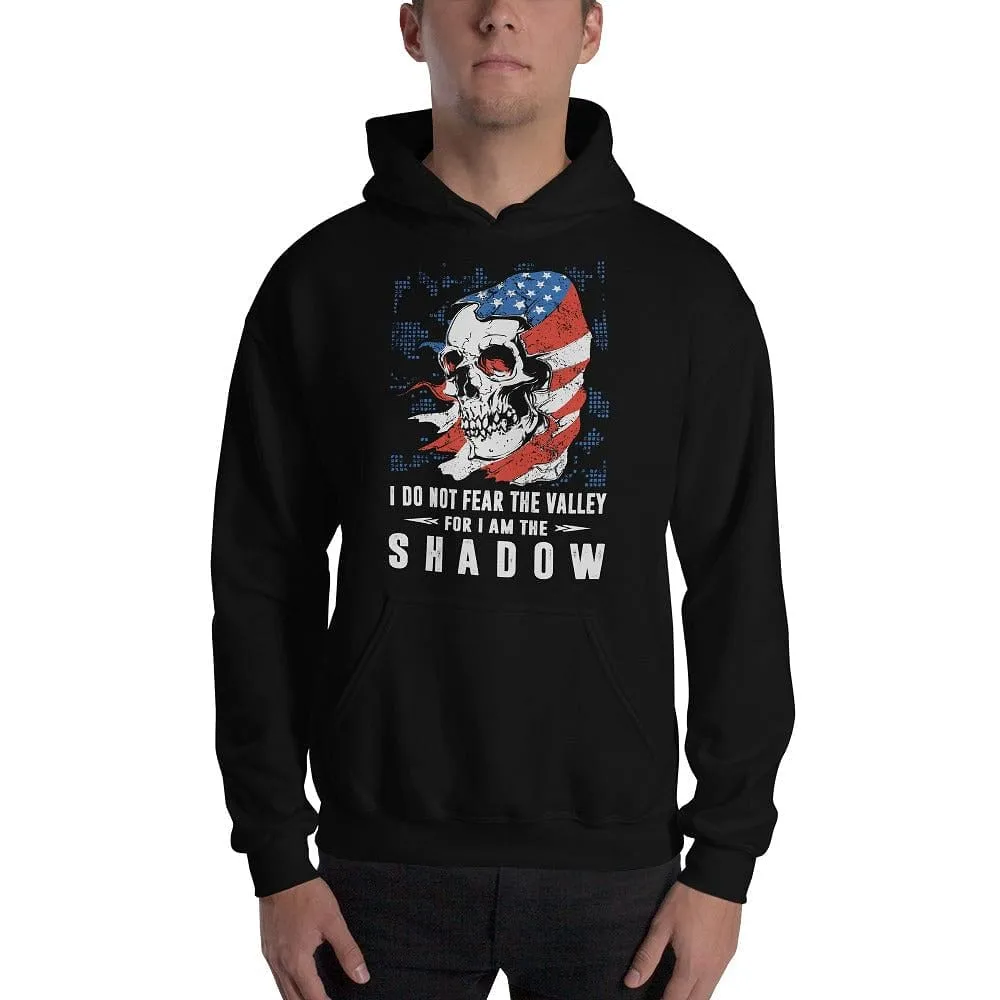I Do Not Fear The Valley - Skull Hoodie - up to 5XL