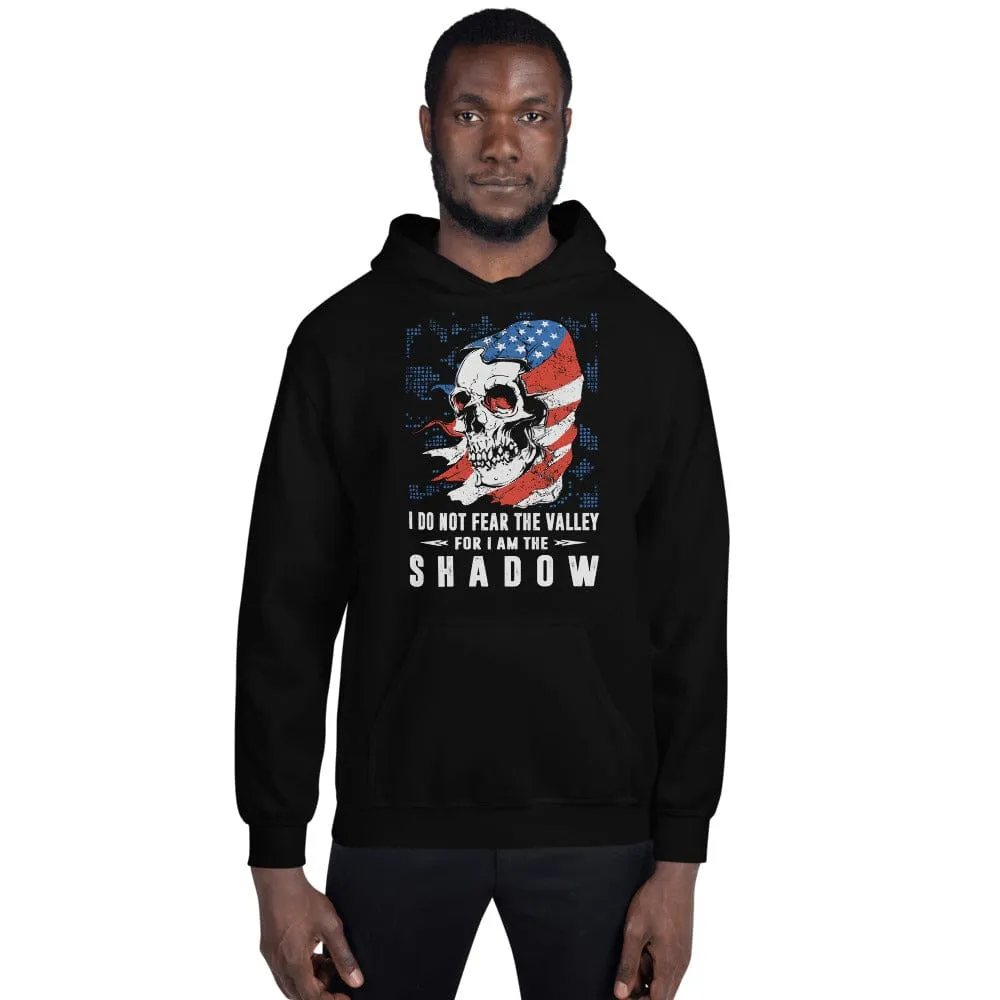 I Do Not Fear The Valley - Skull Hoodie - up to 5XL