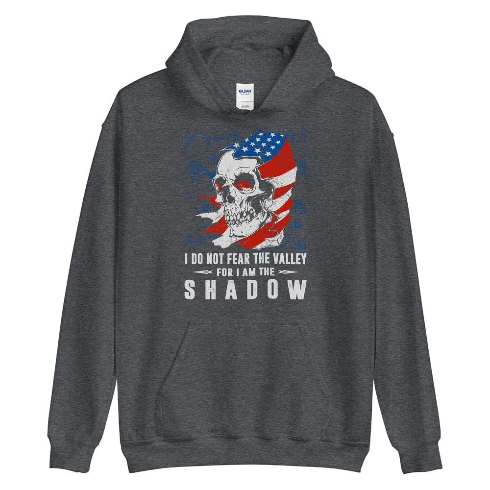 I Do Not Fear The Valley - Skull Hoodie - up to 5XL