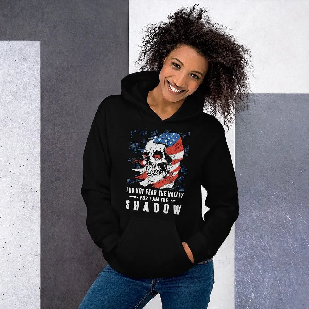I Do Not Fear The Valley - Skull Hoodie - up to 5XL