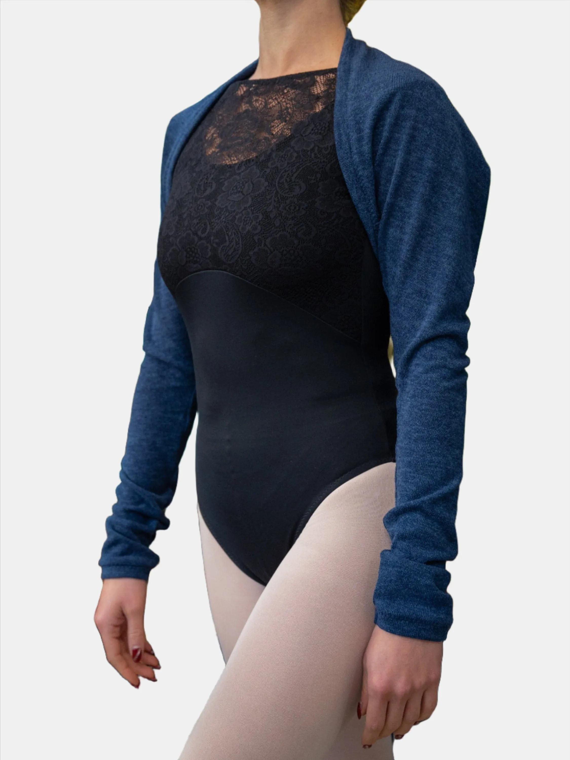 Indigo Warm-up Dance Shrug MP922