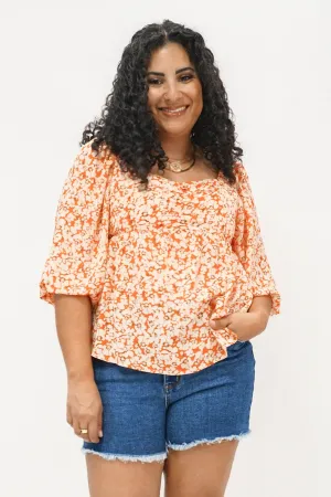 Inez Floral Blouse