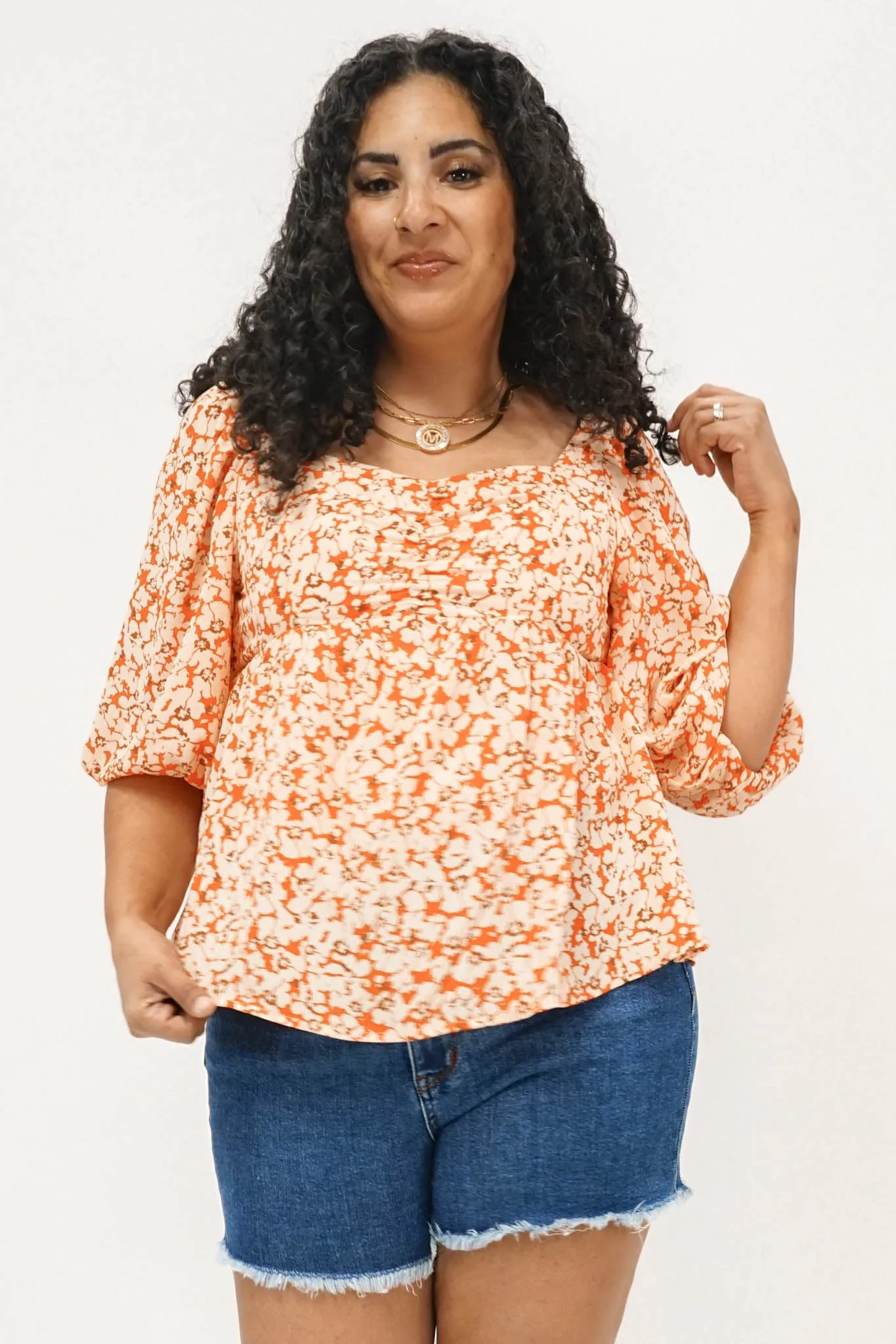 Inez Floral Blouse