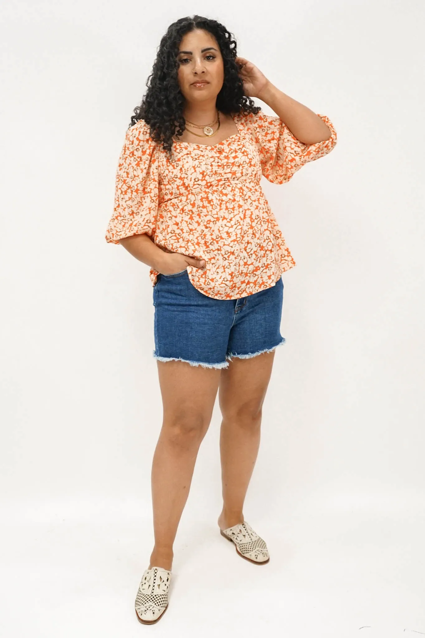 Inez Floral Blouse