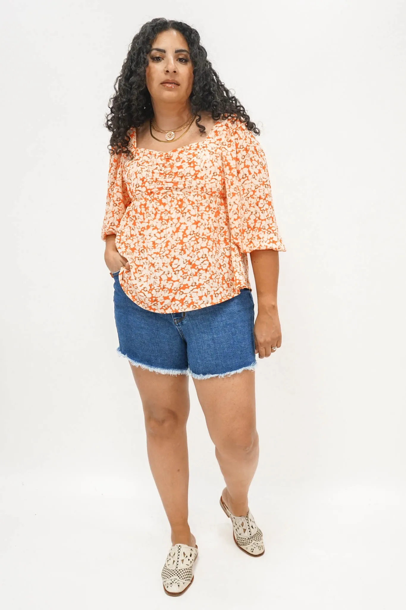Inez Floral Blouse