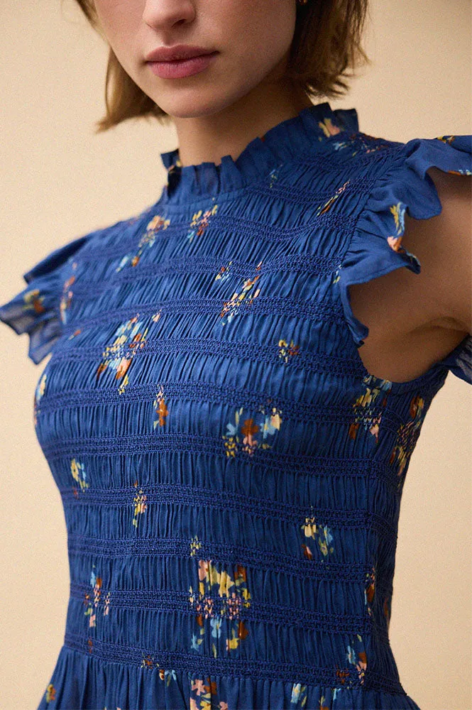 Iris Freda Navy Primrose Navy Dress