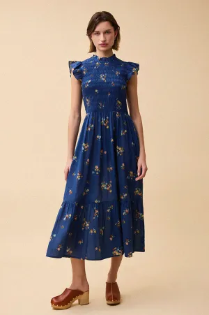 Iris Freda Navy Primrose Navy Dress