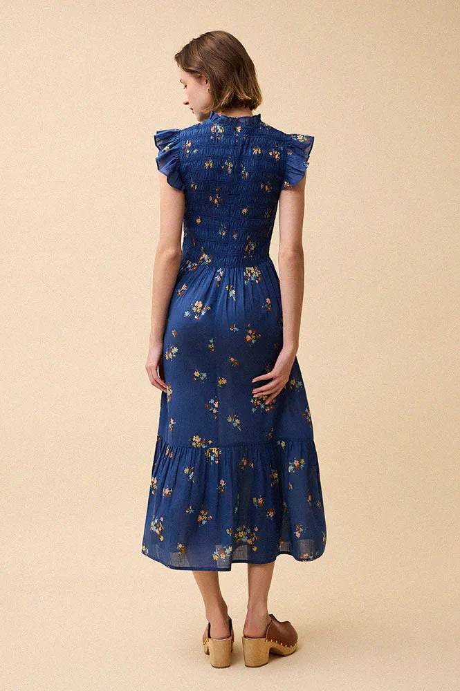 Iris Freda Navy Primrose Navy Dress