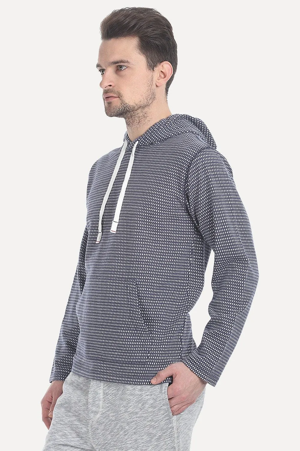 Jacquard Soft Cotton Hoodie