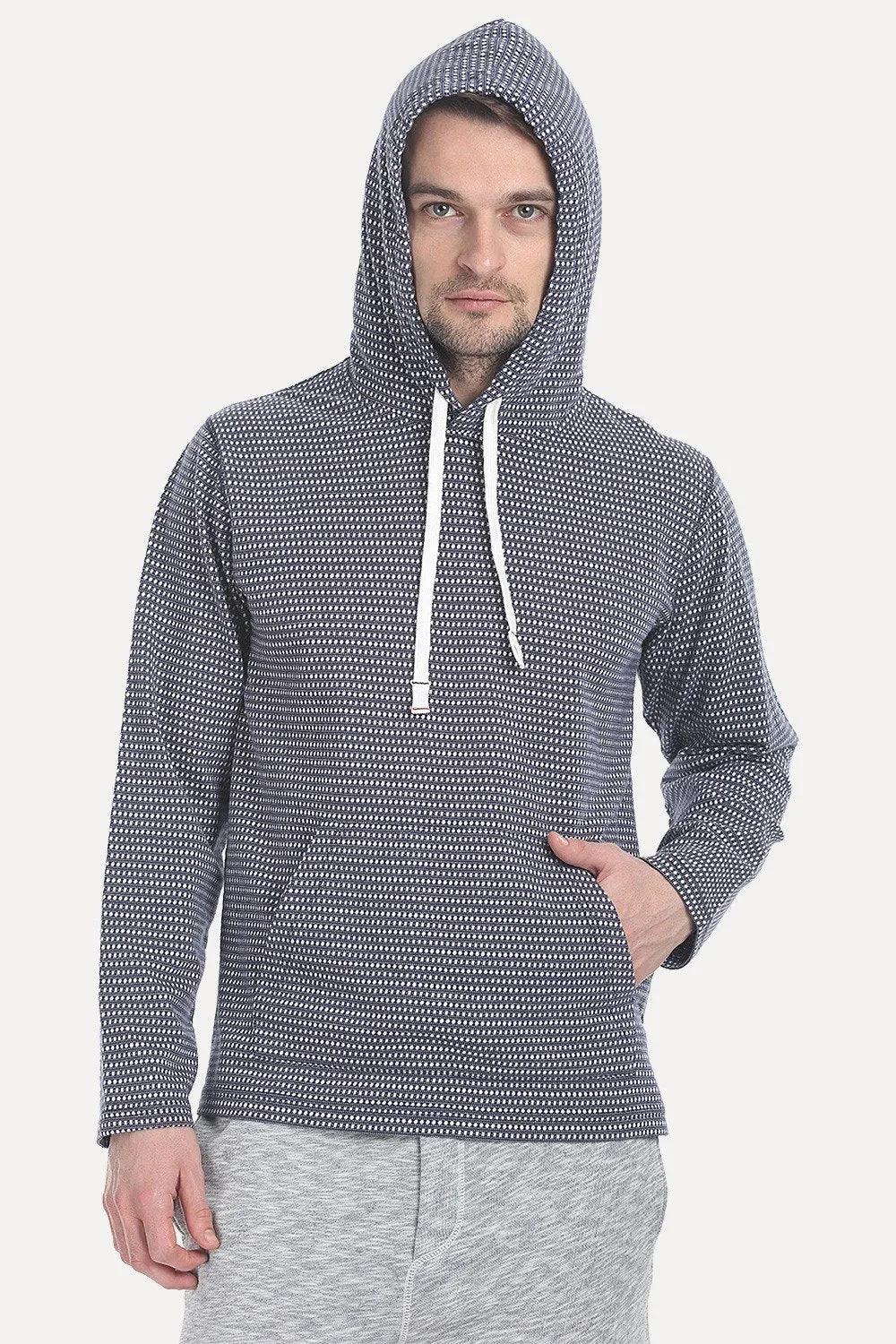 Jacquard Soft Cotton Hoodie