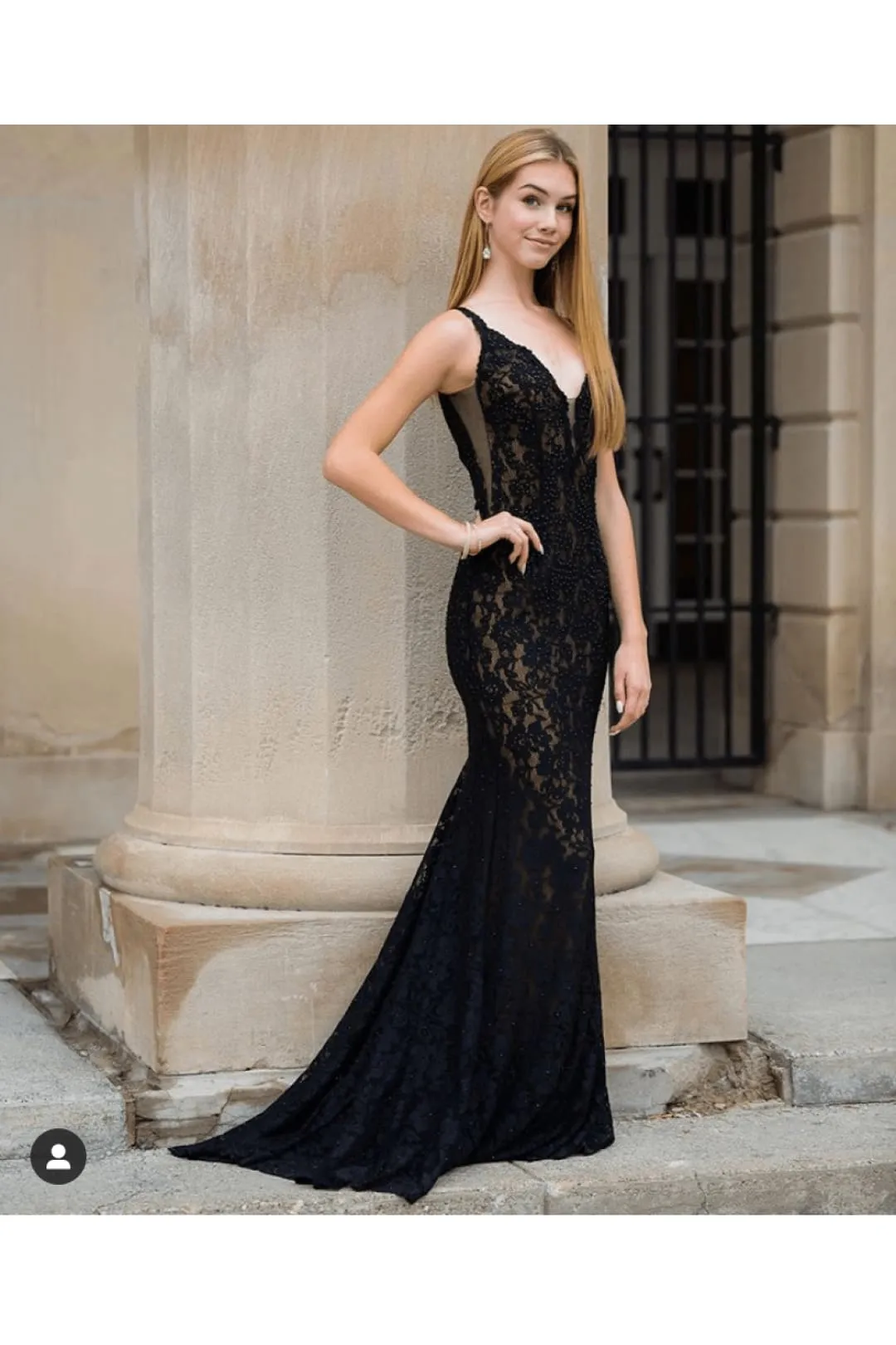 Jovani 48994 Sleeveless Lace Prom Dress