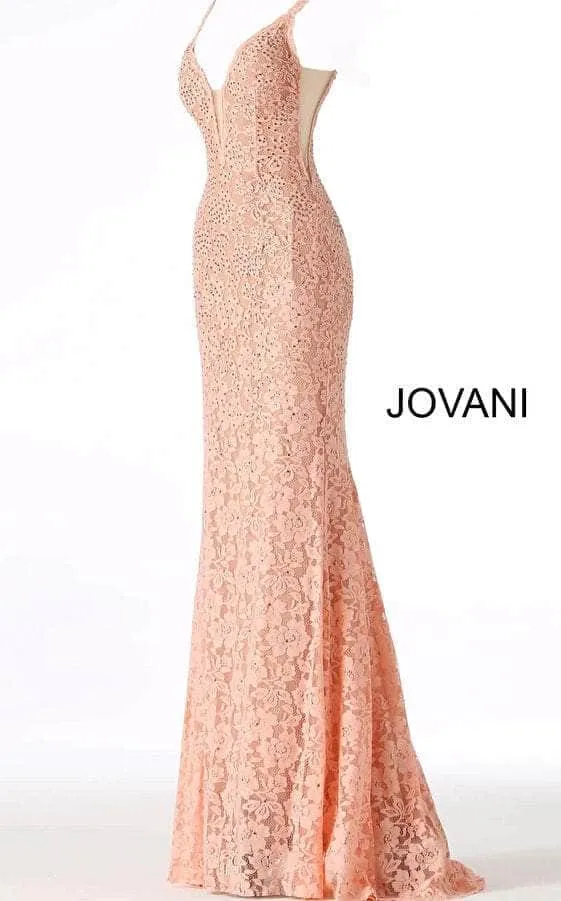 Jovani 48994 Sleeveless Lace Prom Dress