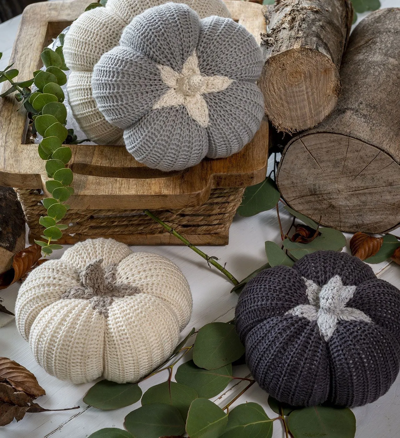Knitted Pumpkins