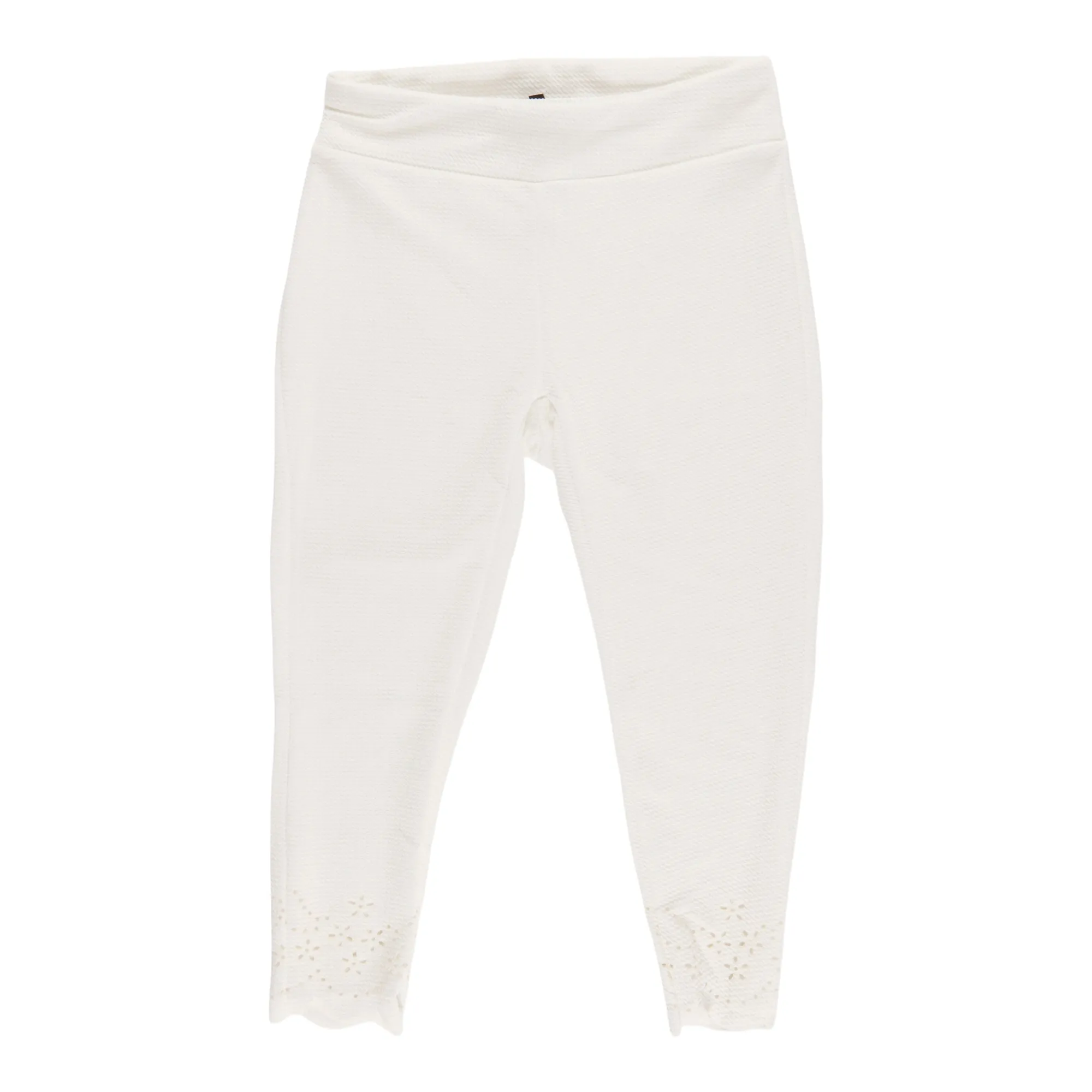 lily morgan Women's Tropical Solid Lazer Cut Capris