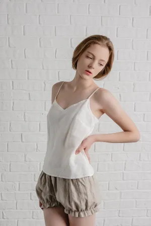Linen Bloomers with Ruffles