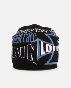 Loiter Motor Knit Skully Black/Blue