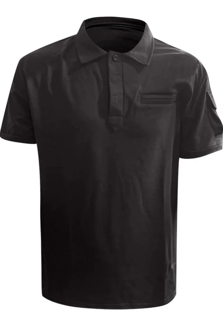 Men V Neck Stylish Short Sleeve Polo Shirt Button Sports T-Shirt with Pocket    B717430