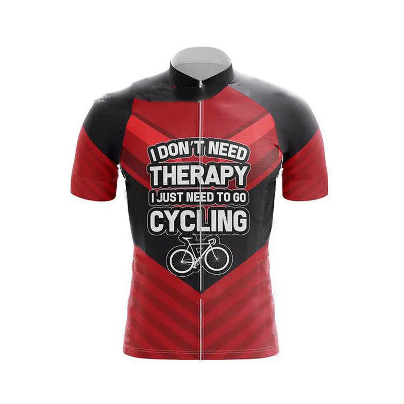 Men's Blue Breathable Cycling Jersey for Summer