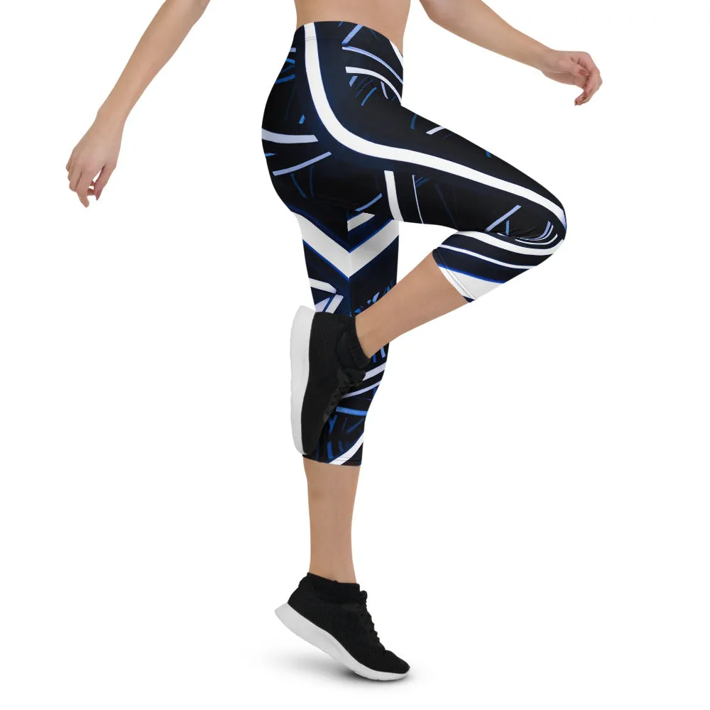 Midnight Low Waist Capri