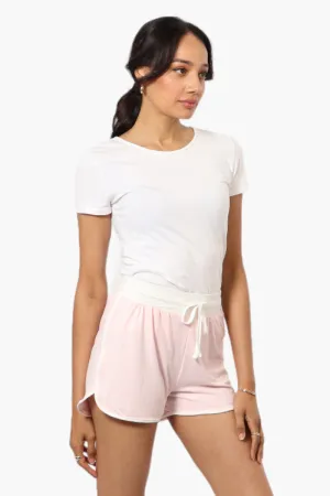 Mikk Basic Solid Dolphin Shorts - Blush