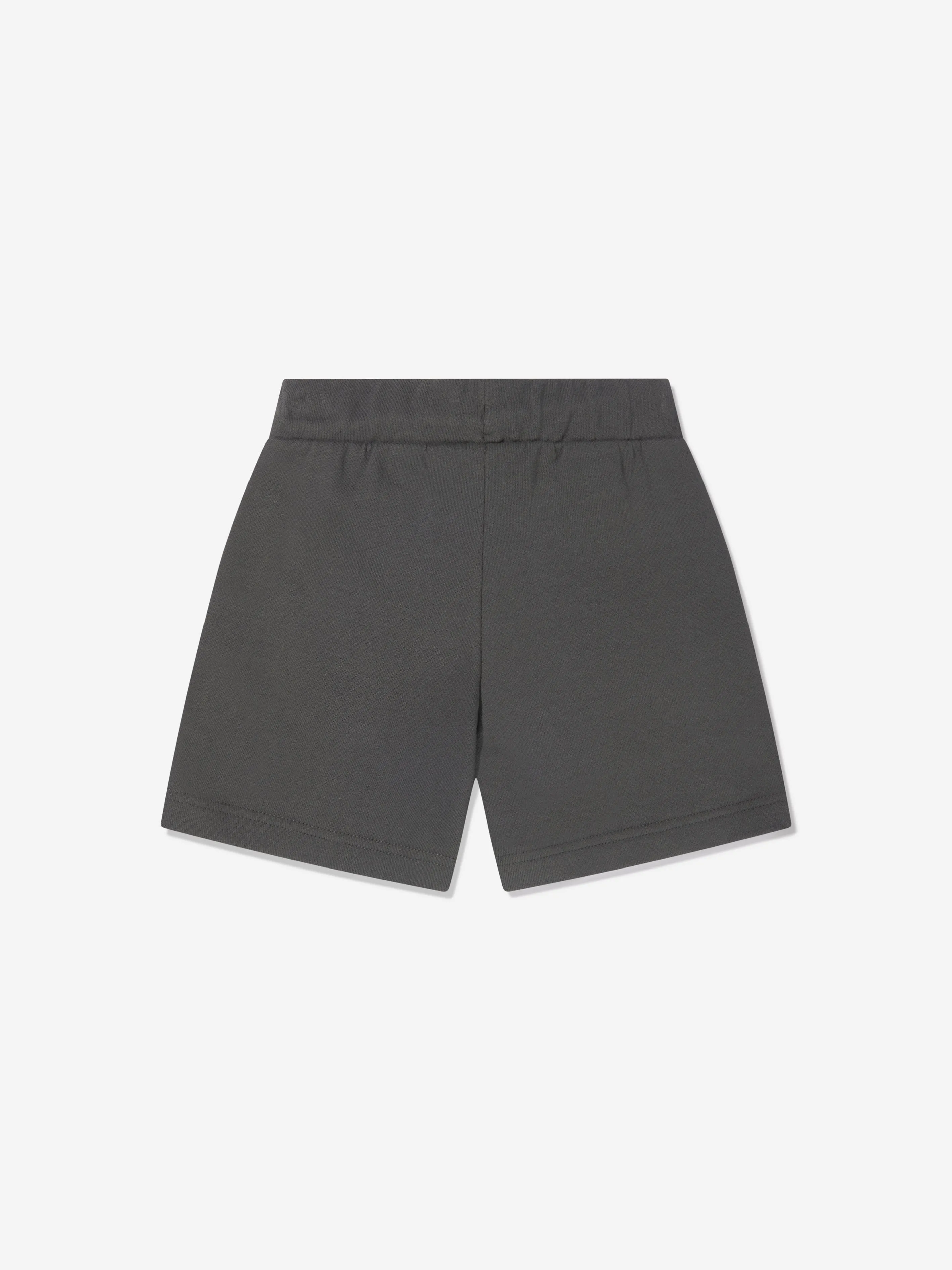 Mini Rodini Boys Organic Cotton Airplane Shorts In Grey