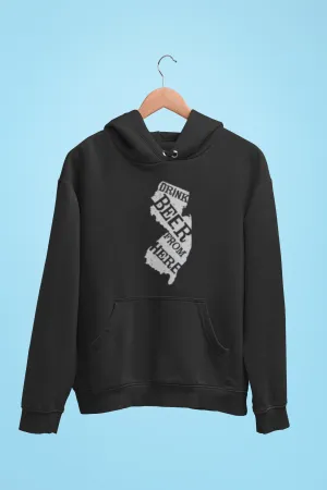 New Jersey Drink Beer From Here® - Craft Beer Hoodie