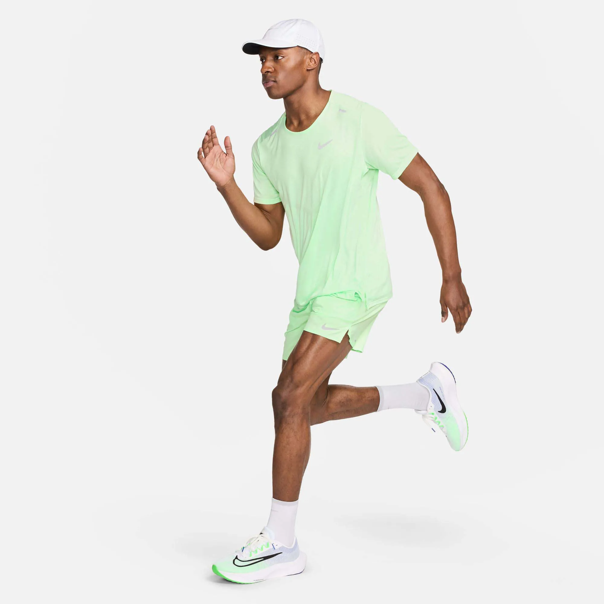 Nike | Men's Rise 365 Dri-FIT Short-Sleeve Running Top - Vapor Green