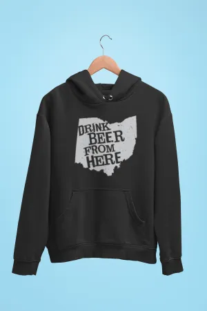 Ohio Drink Beer From Here® - Craft Beer Hoodie