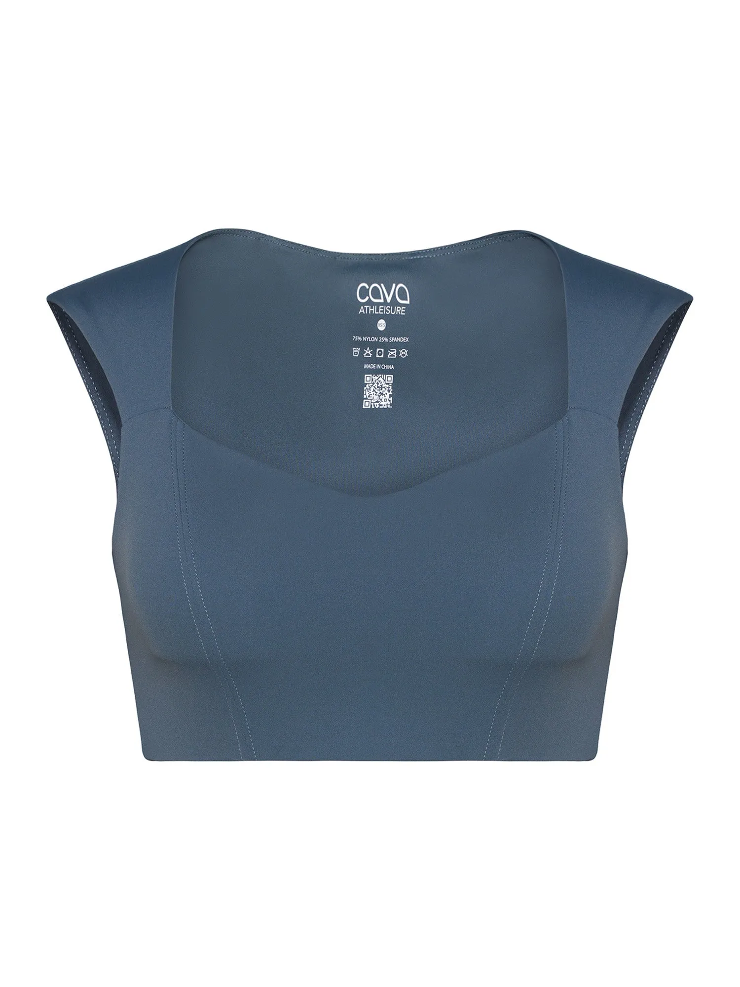 Olive Radiant Sweetheart Neck top