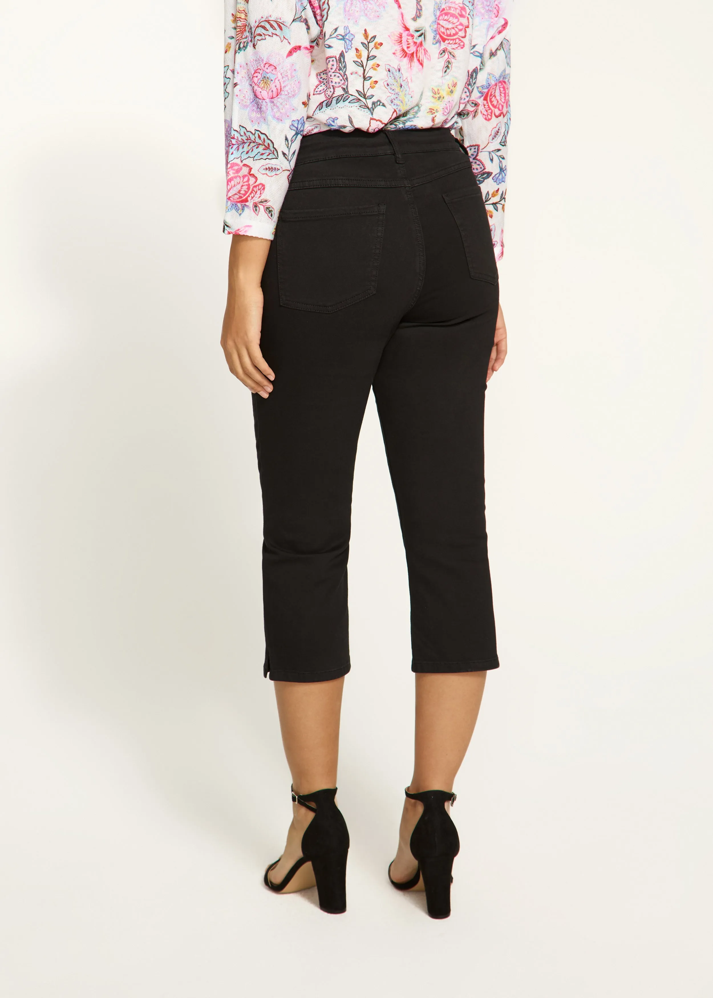 Olivia Capri Denim, Black