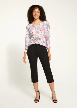 Olivia Capri Denim, Black