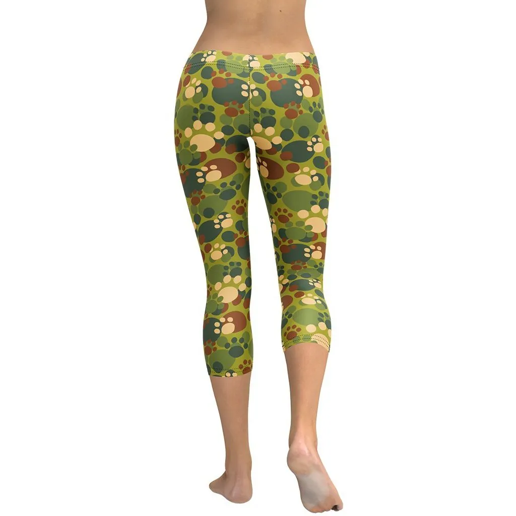 Paw Camo Capris