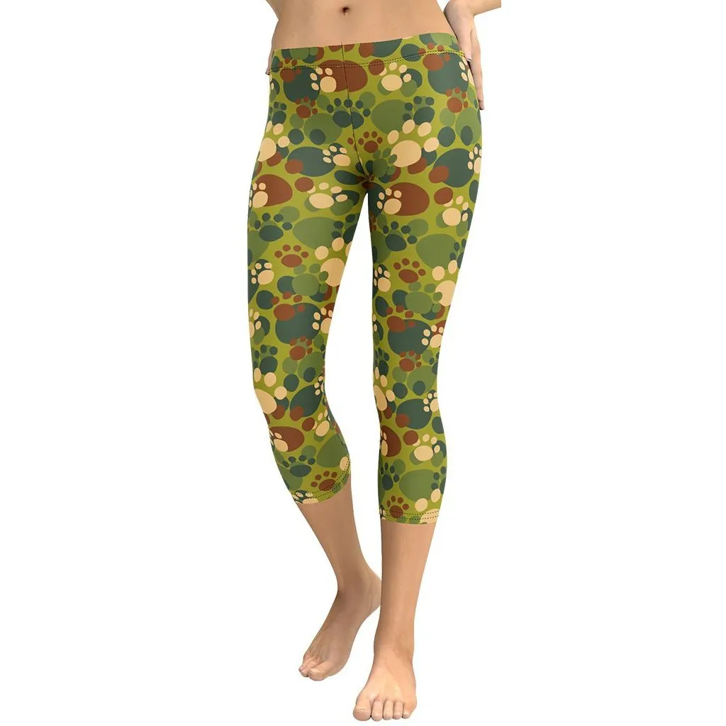 Paw Camo Capris