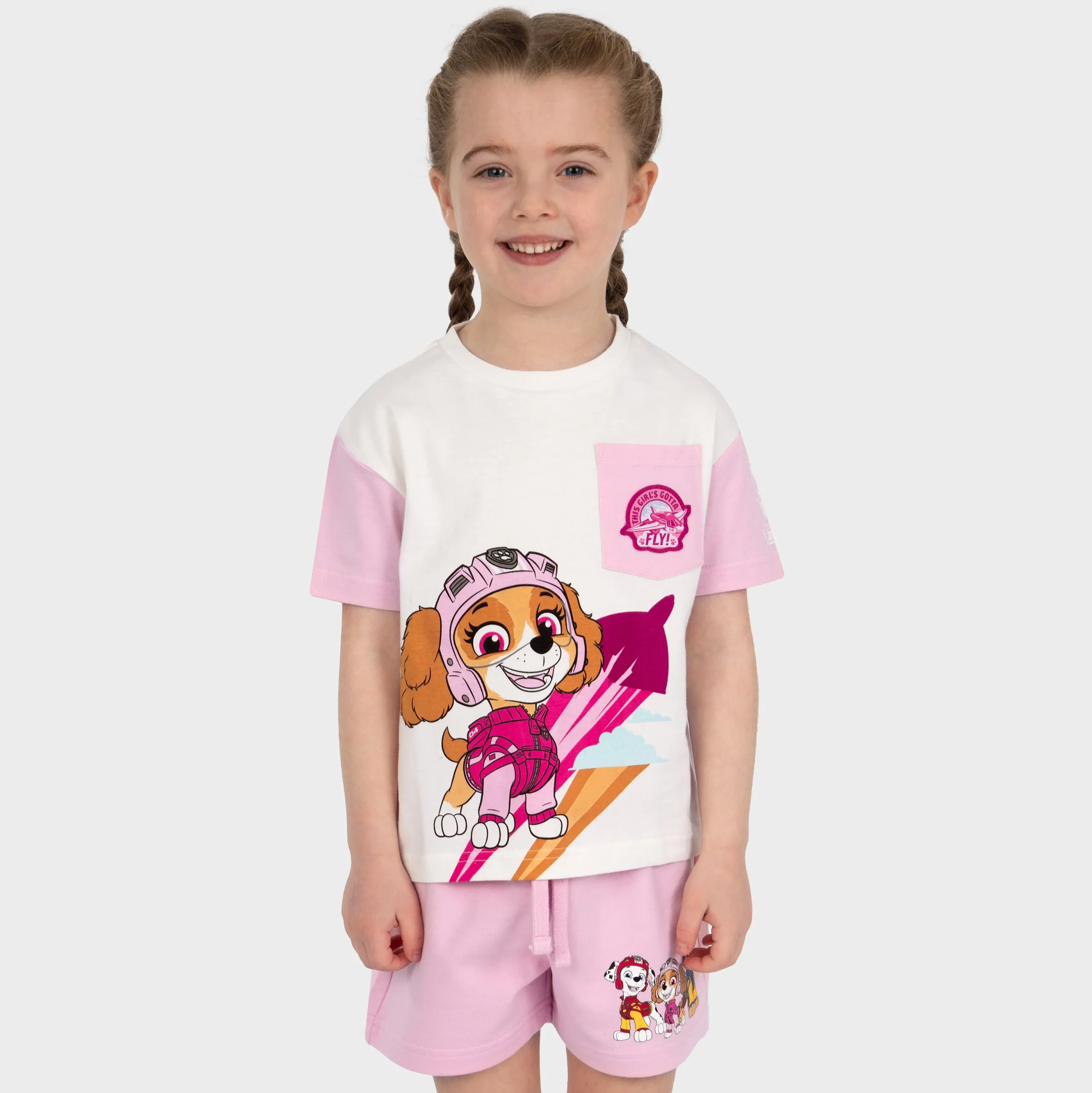 PAW Patrol T-Shirt and Shorts – Skye