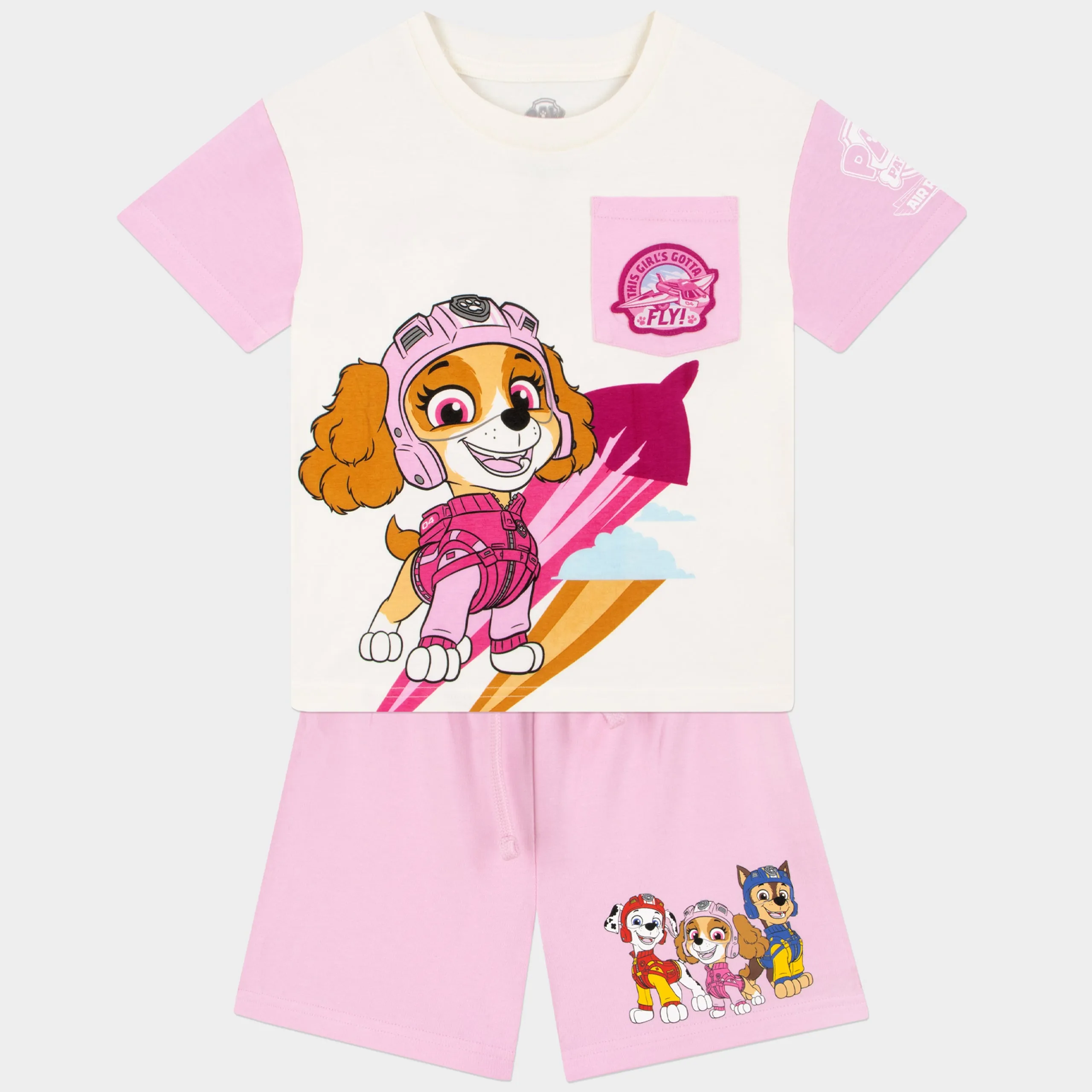 PAW Patrol T-Shirt and Shorts – Skye