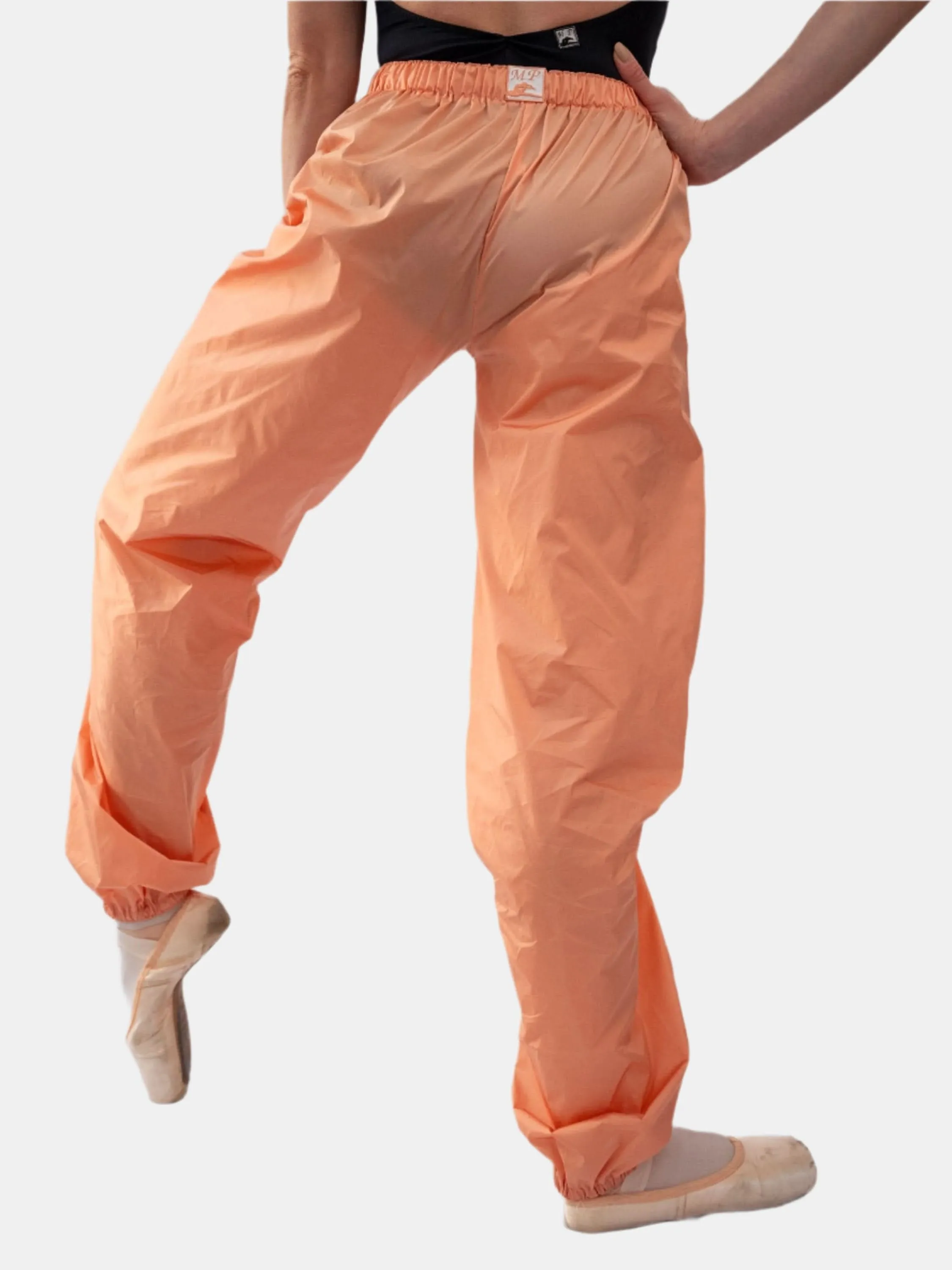 Peach Warm-Up Dance Trash Bag Pants MP5003