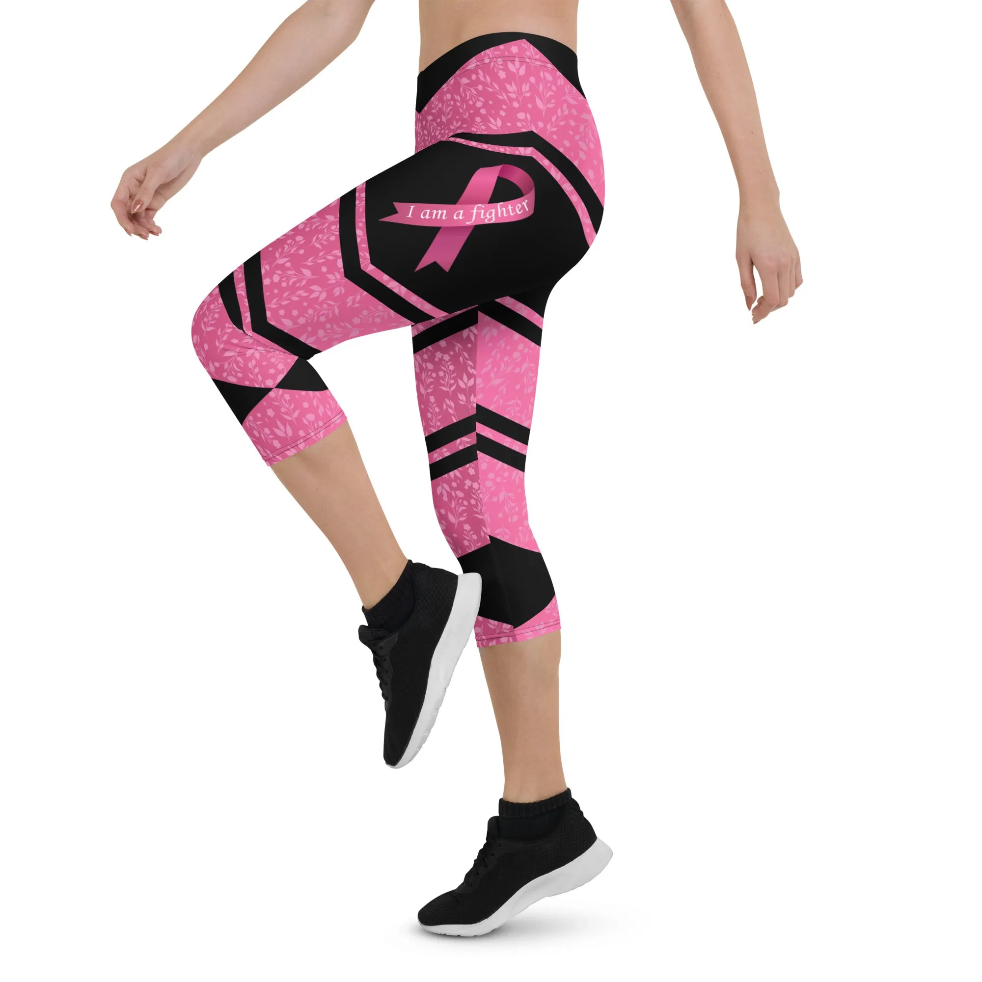 Pink Ribbon Warrior Capris